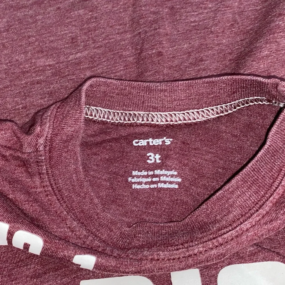 Carter’s Big Brother Maroon Kids T-Shirt size 3t
